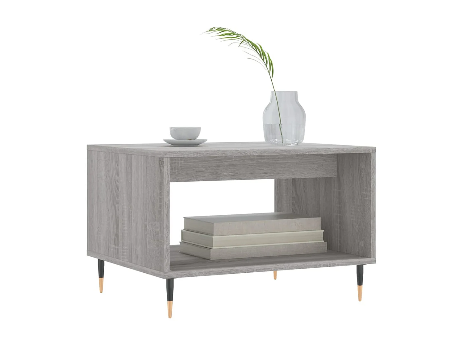 Mesa de centro 60x50x40 cm derivados de madeira cinzento sonoma PT658800