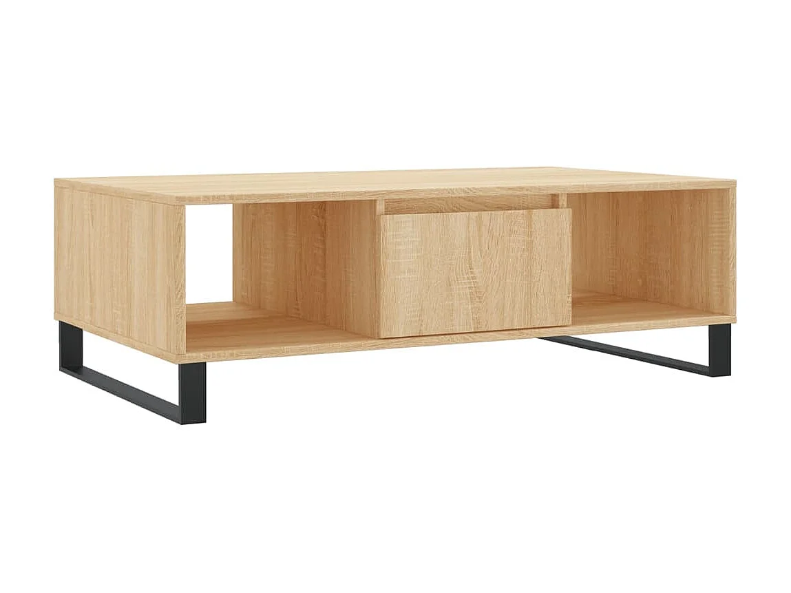 Mesa de centro 104x60x35cm derivados de madeira carvalho sonoma PT612759