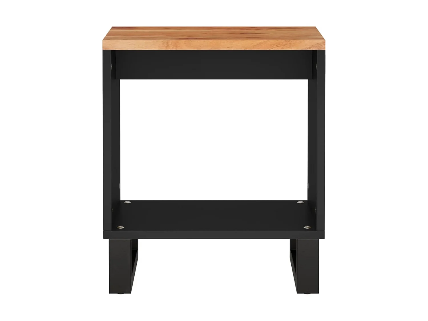 Salontafel 40x31x46 cm massief acaciahout en bewerkt hout NL49721