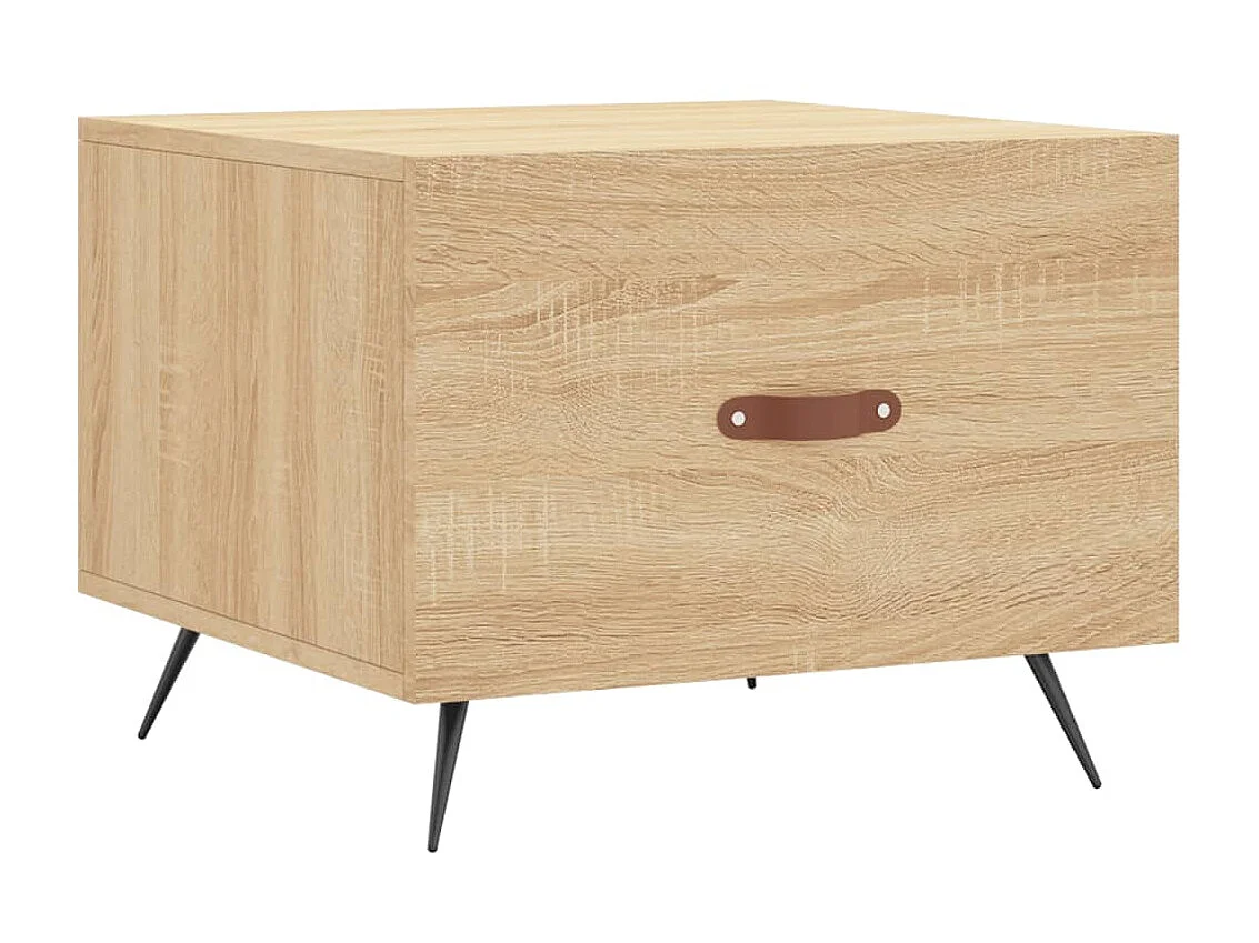 Table basse Chêne sonoma 50x50x40 cm Bois d'ingénierie OFR27975 BonneVie Meuble