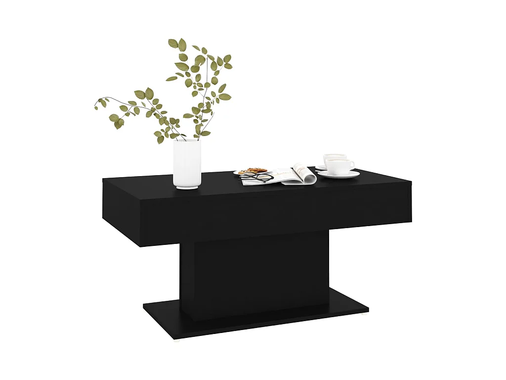 Salontafel 96x50x45 cm bewerkt hout zwart NL10600