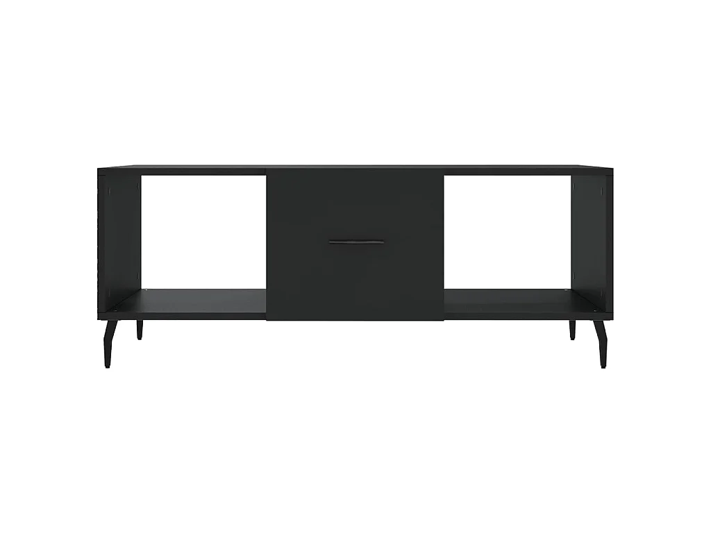 Mesa de centro 102x50x40 cm madeira processada preto PT144898