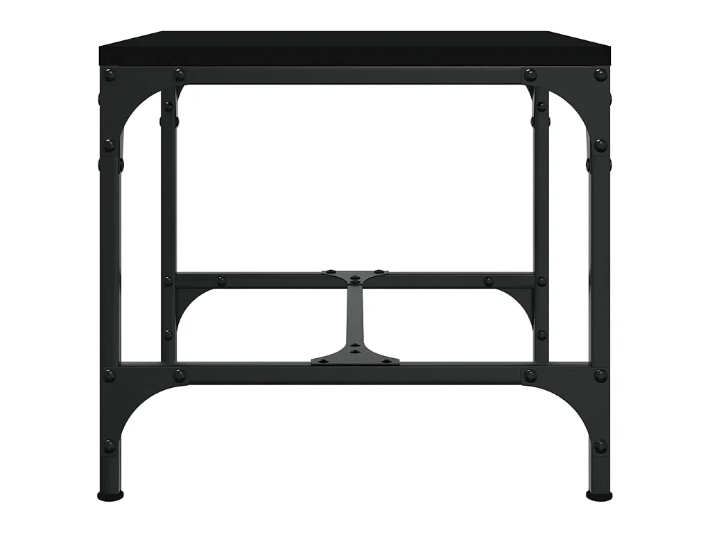 Mesa de centro 50x50x35 cm derivados madeira preto PT981966