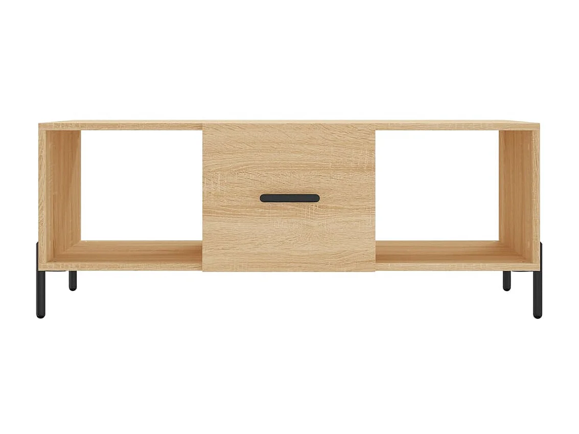 Salontafel 102x50x40 cm bewerkt hout sonoma eikenkleurig NL80984
