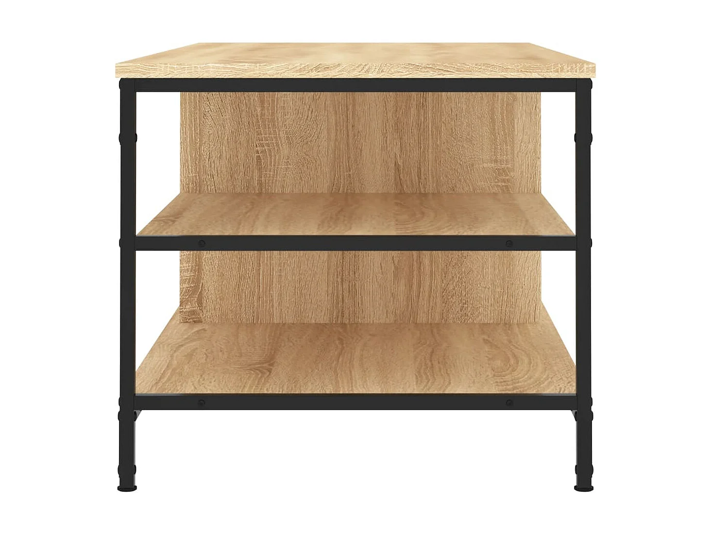 Table basse Chêne sonoma 100x50x45 cm Bois d'ingénierie OFR24105 BonneVie Meuble