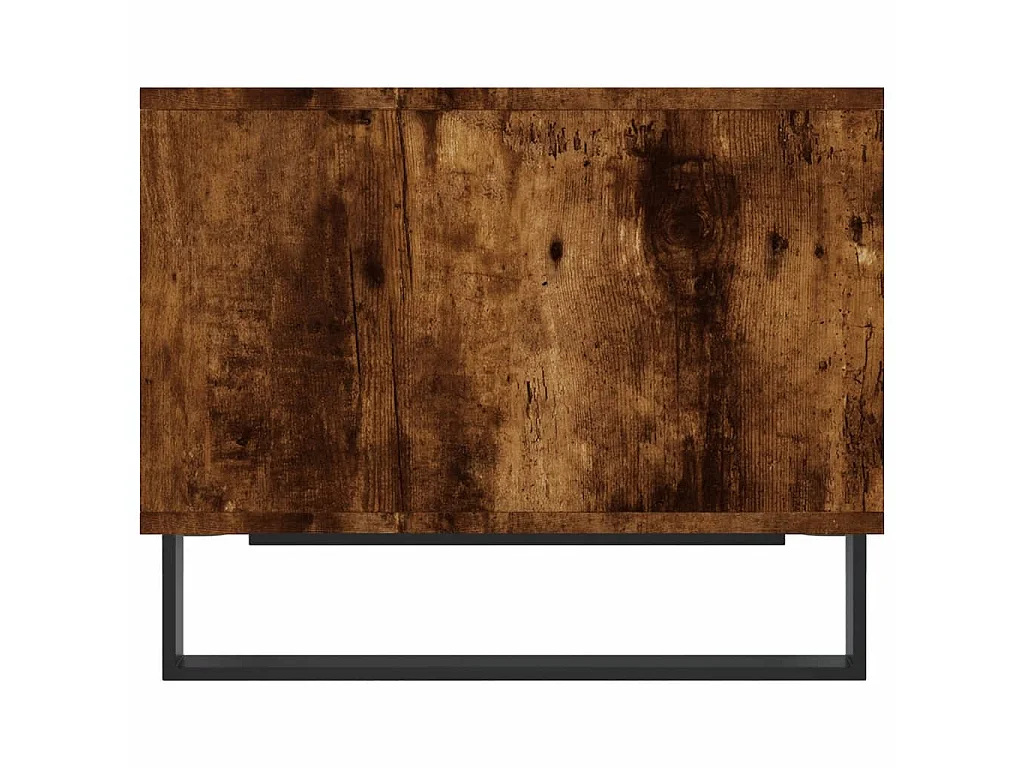 Mesa de centro madera de ingeniería roble ahumado 60x50x40 cm ES52410