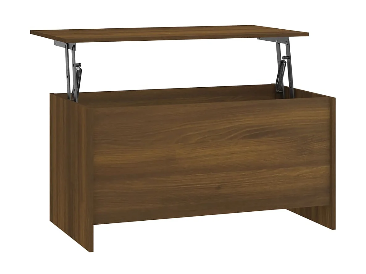 Mesa centro 102x55,5x52,5 madeira processada carvalho castanho PT244906