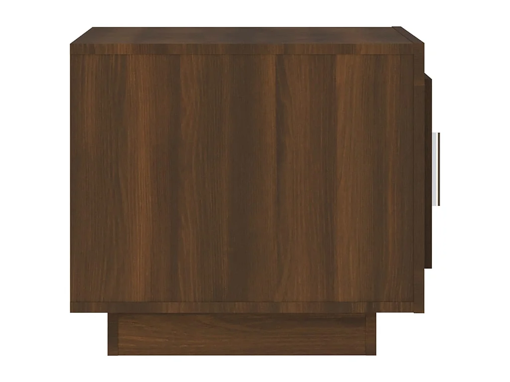 Table basse Chêne marron 51x50x45 cm Bois d'ingénierie OFR22503 BonneVie Meuble