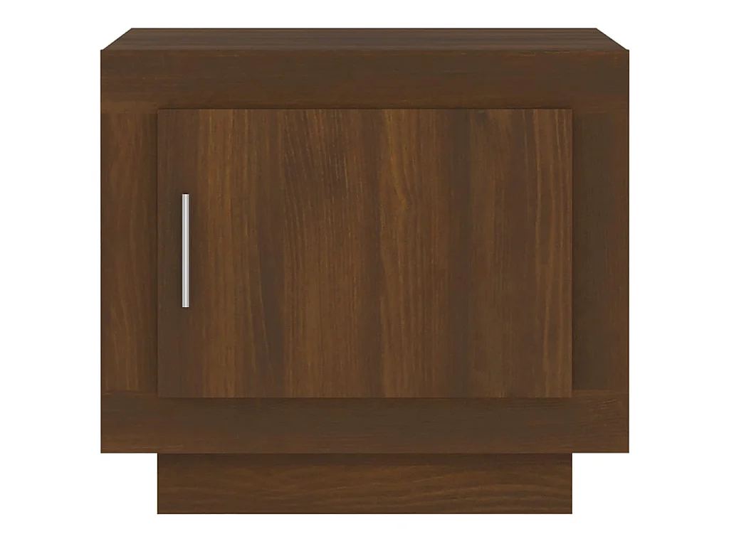 Table basse Chêne marron 51x50x45 cm Bois d'ingénierie OFR22503 BonneVie Meuble