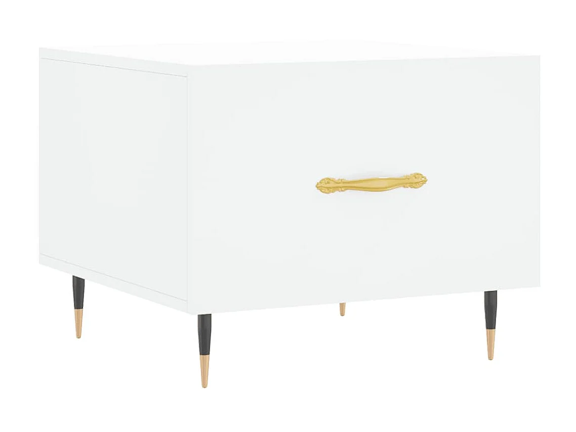 Mesa de centro 50x50x40 cm derivados de madeira branco PT271809