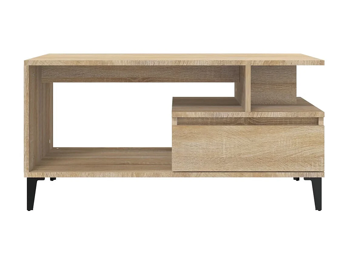 Mesa de centro 90x49x45 cm derivados de madeira carvalho sonoma PT455386