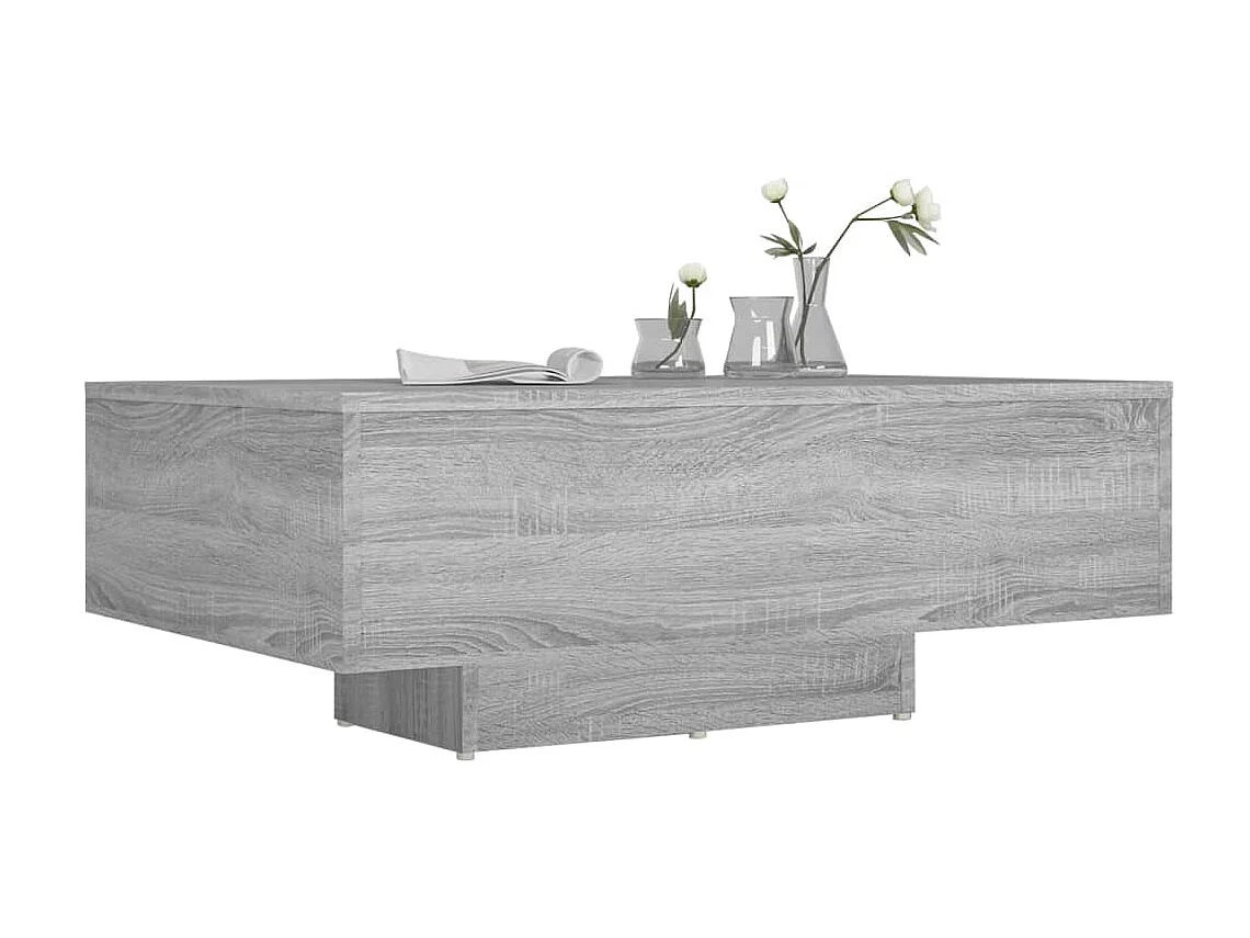 Mesa de centro 85x55x31 cm derivados de madeira cinzento sonoma PT541845
