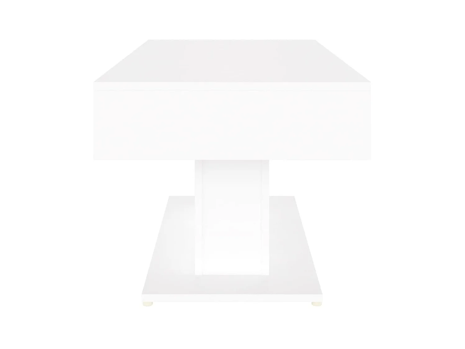 Mesa de centro 96x50x45 cm derivados de madeira branco PT557803