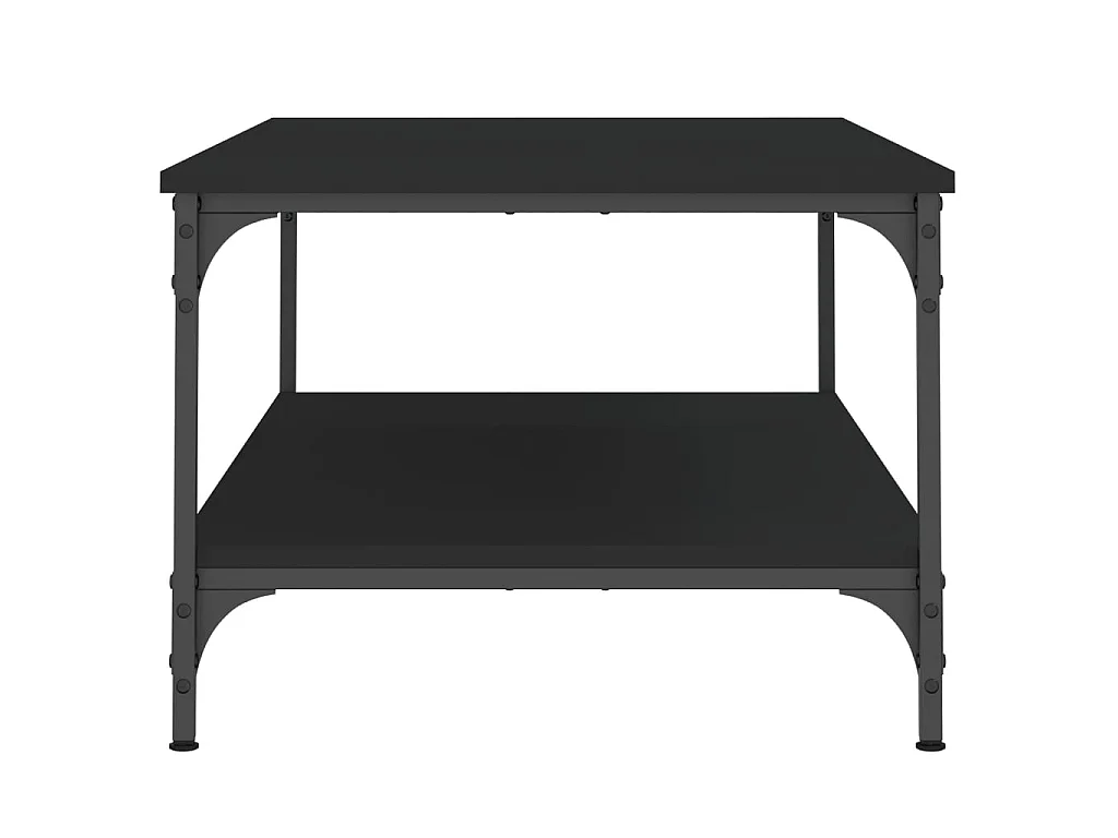 Mesa de centro 100x55x40 cm derivados de madeira preto PT769521