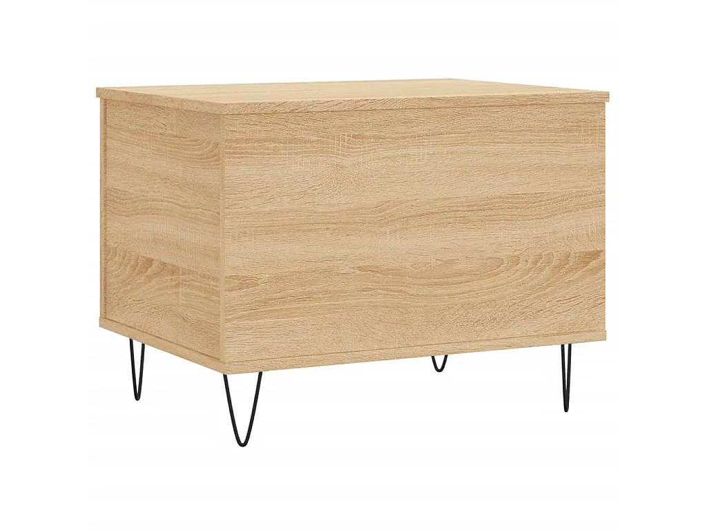 Table basse relevable Chêne sonoma 60x44,5x45 cm Bois d'ingénierie OFR46292 BonneVie Meuble