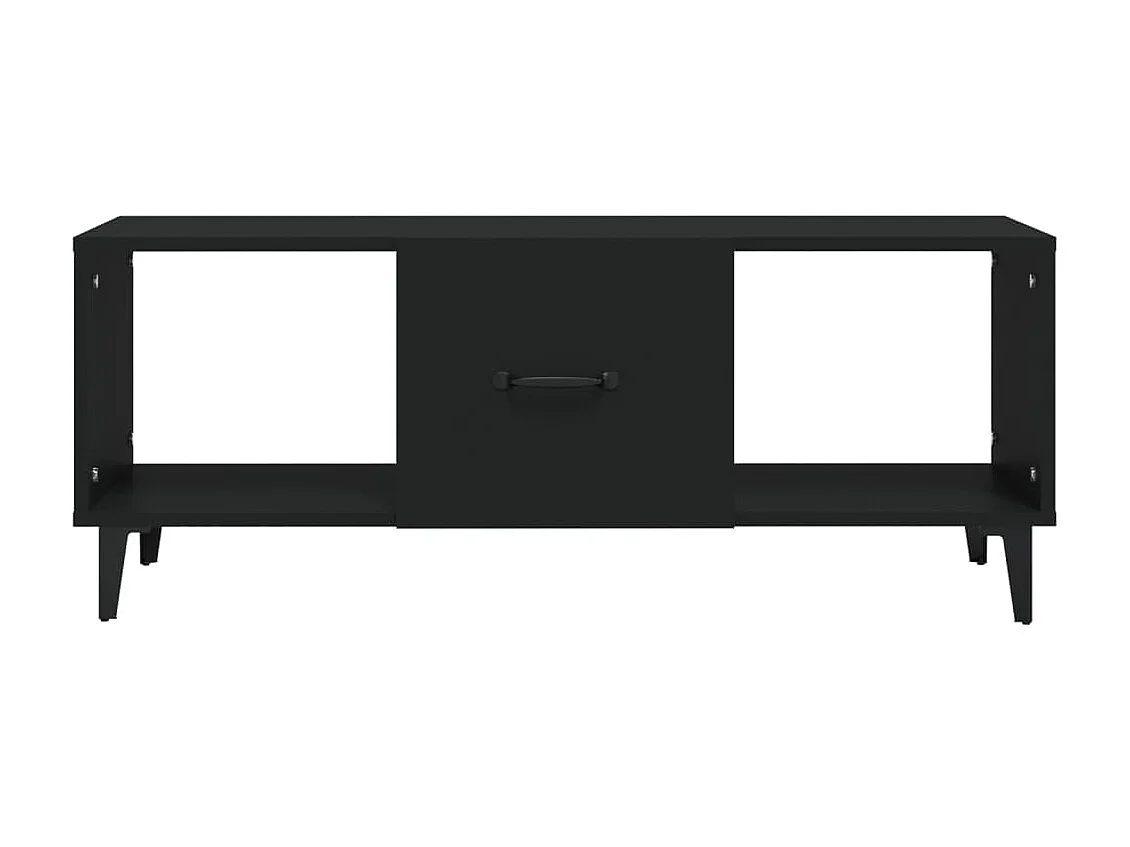 Mesa de centro 102x50x40 cm madeira processada preto PT688445