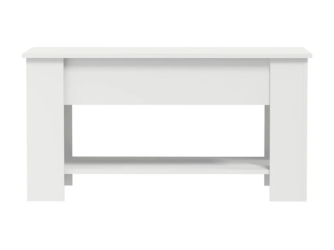 Mesa de centro madera de ingeniería blanco 101x49x52 cm ES868231