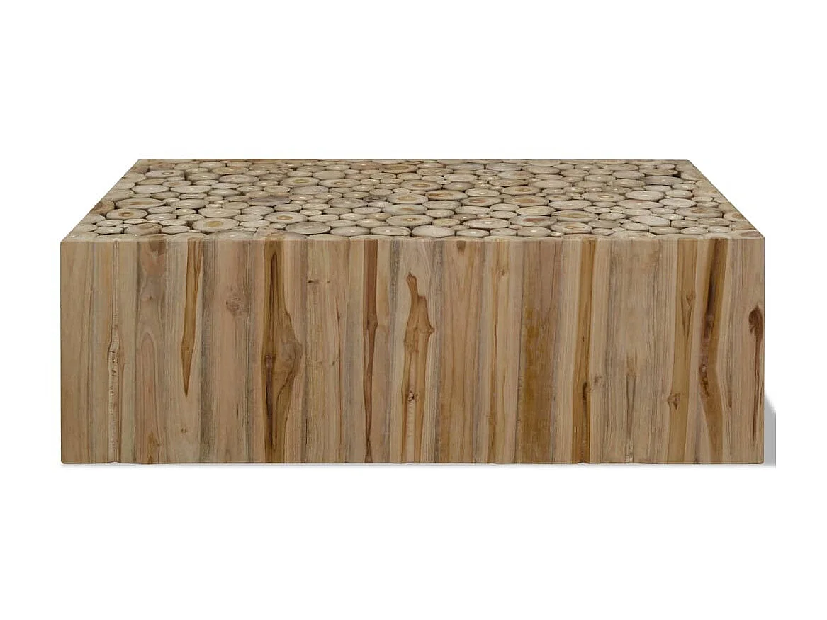 Mesa de centro de teca genuina 90x50x30 cm ES48515