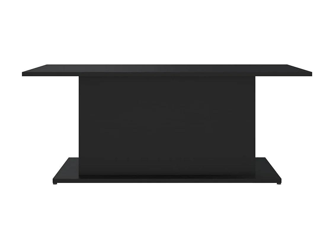 Mesa de centro madera contrachapada negro 102x55,5x40 cm ES39609