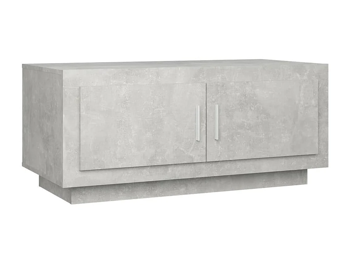 Mesa de centro 102x50x45 cm madeira processada cinza cimento PT542846