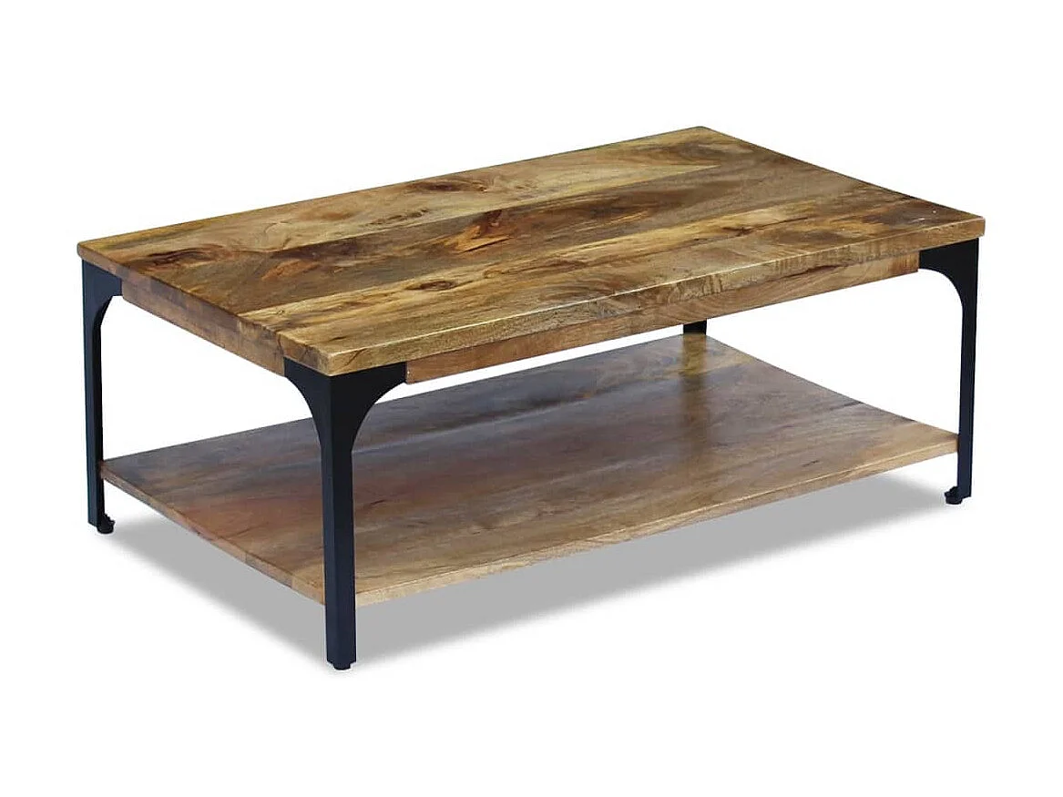 Mesa de centro, madeira de mangueira 100x60x38 cm PT111678