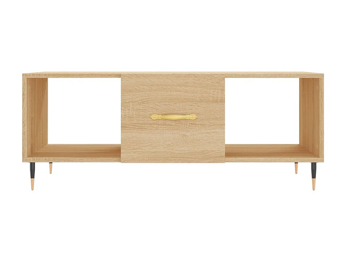 Mesa de centro 102x50x40 derivados de madeira carvalho sonoma PT337294