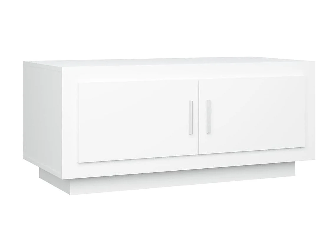 Salontafel 102x50x45 cm bewerkt hout wit NL10073