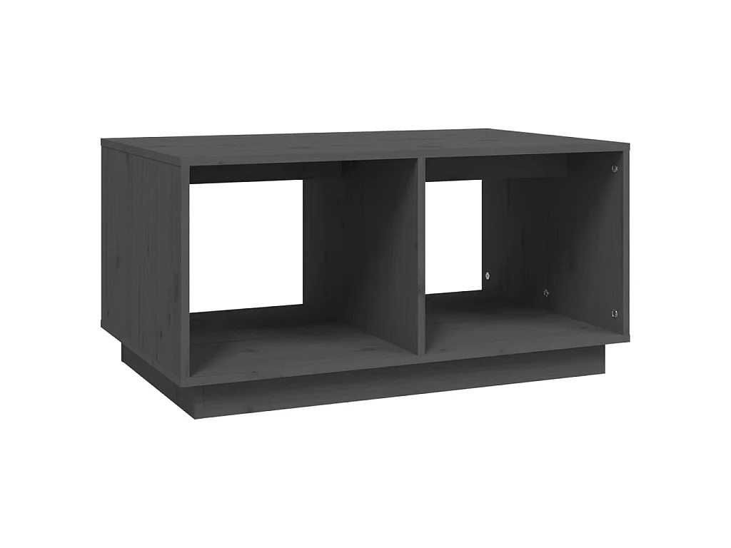 Salontafel 80x50x40 cm massief grenenhout grijs NL24778