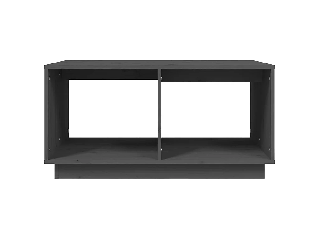 Salontafel 80x50x40 cm massief grenenhout grijs NL24778