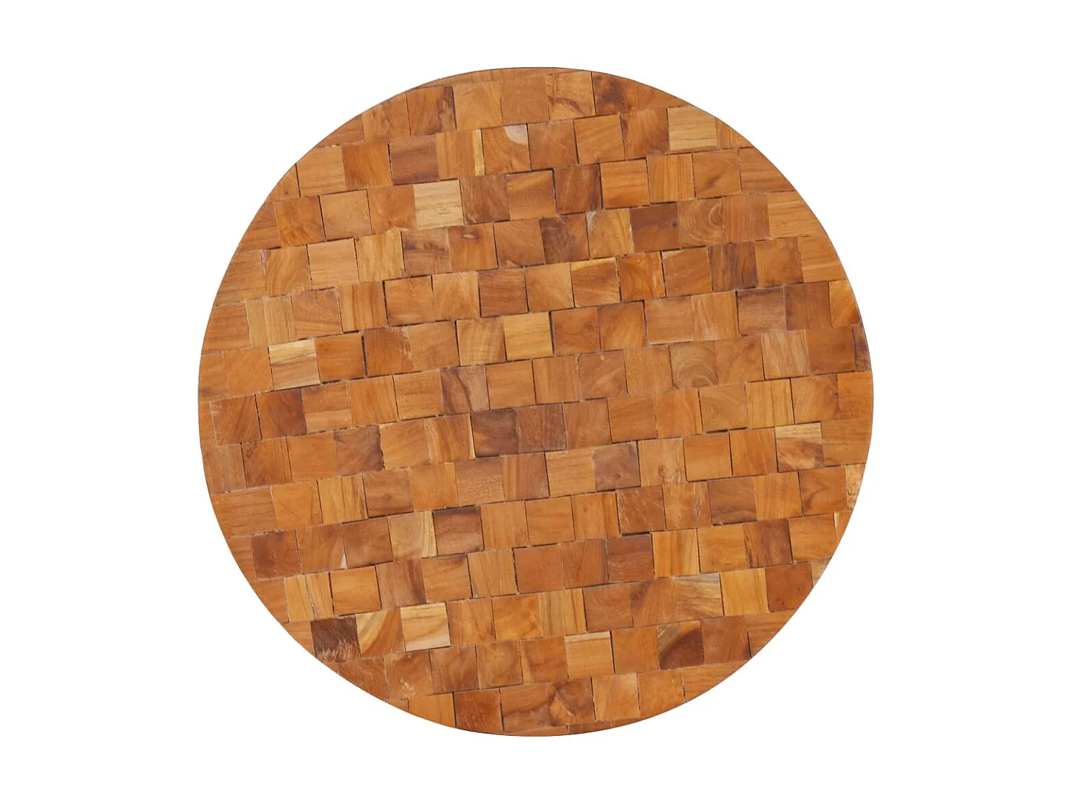 Mesa de centro de madera maciza de teca 60x60x35 cm ES18410