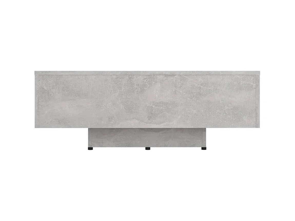 Table basse Gris béton 85x55x31 cm Aggloméré OFR31440 BonneVie Meuble