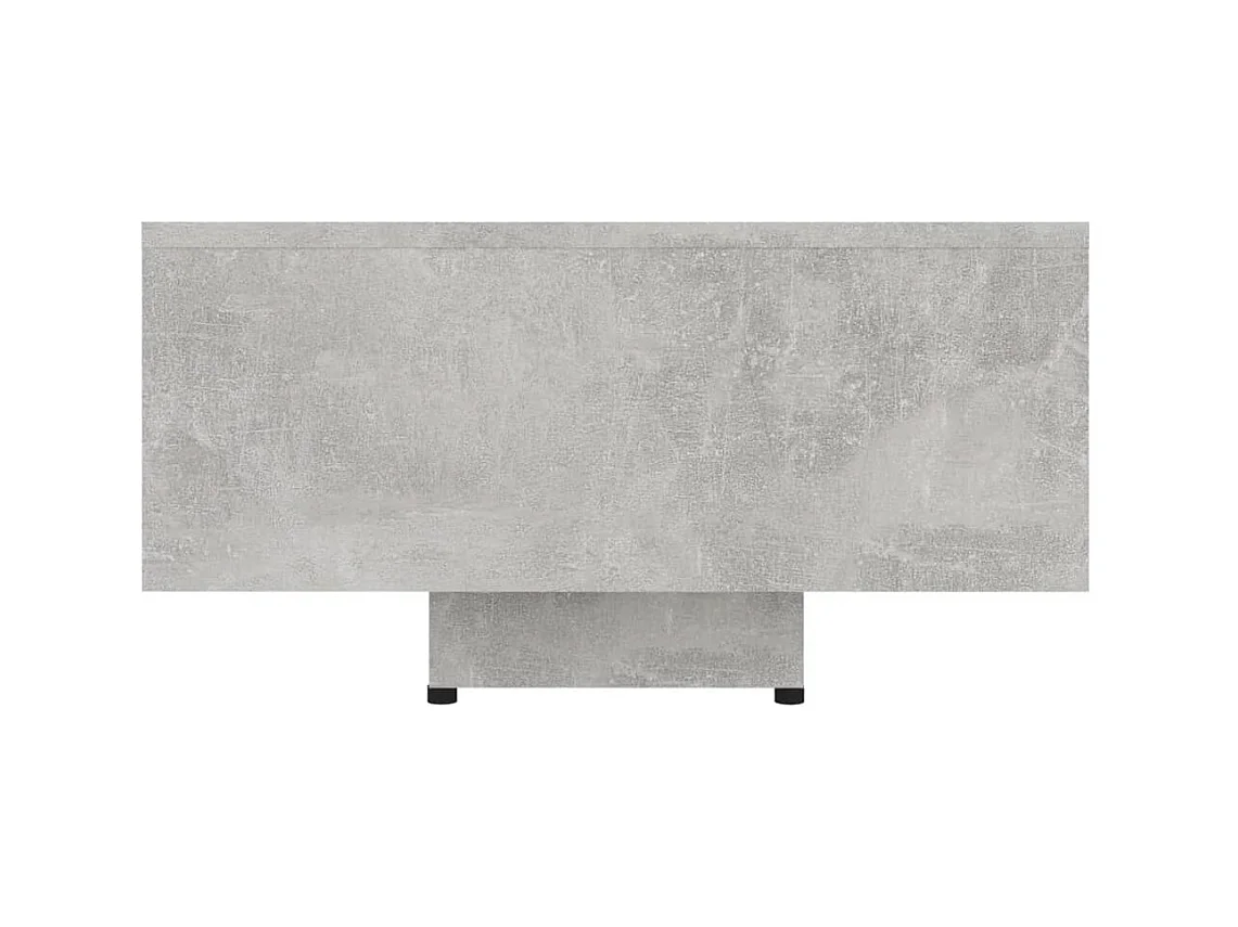Table basse Gris béton 85x55x31 cm Aggloméré OFR31440 BonneVie Meuble