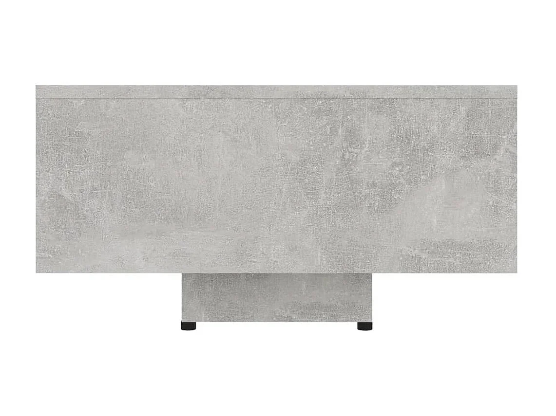Table basse Gris béton 85x55x31 cm Aggloméré OFR31440 BonneVie Meuble