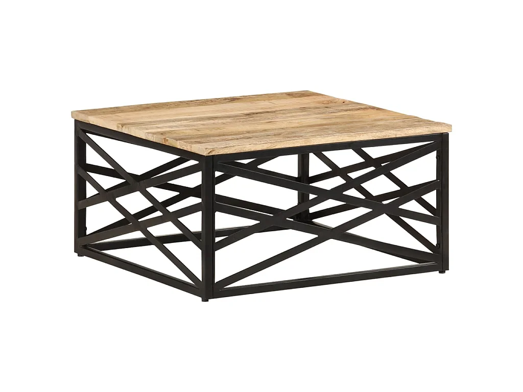 Salontafel 68x68x35 cm massief mangohout NL67915