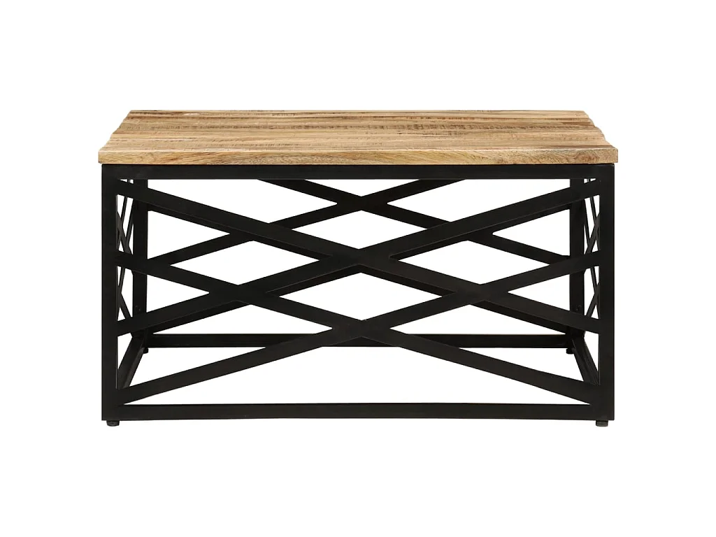 Salontafel 68x68x35 cm massief mangohout NL67915