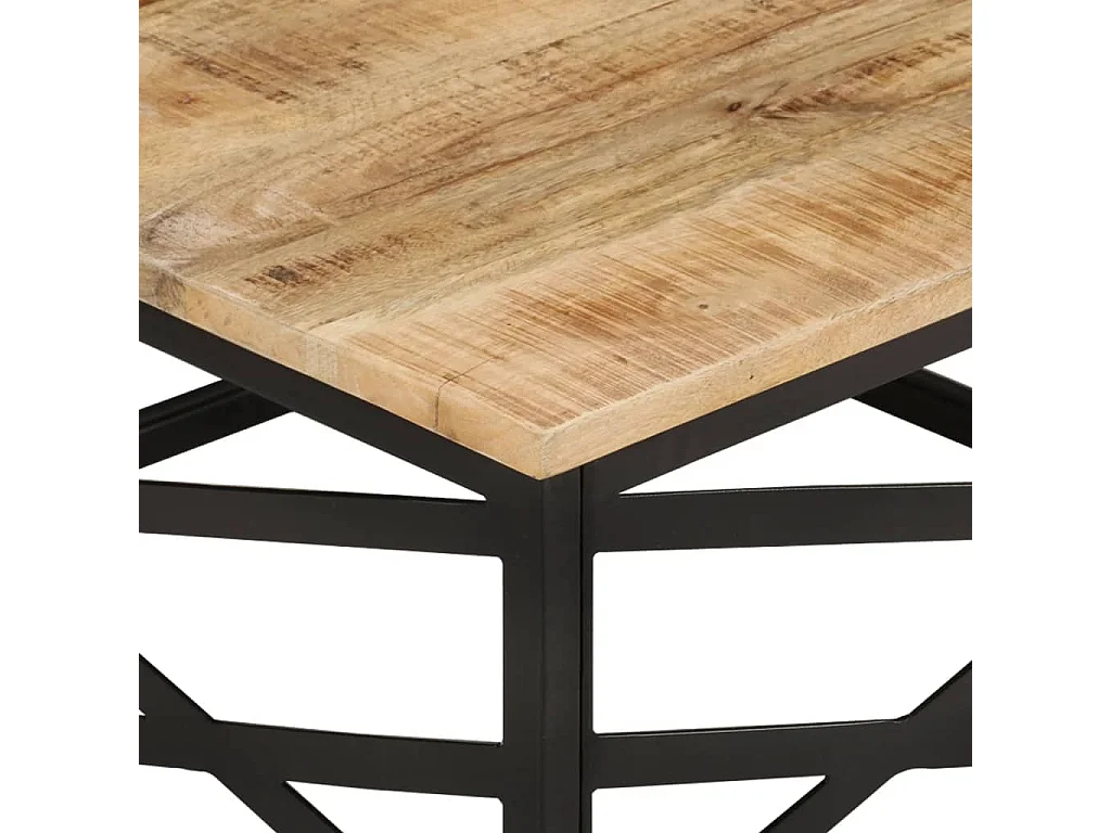 Salontafel 68x68x35 cm massief mangohout NL67915