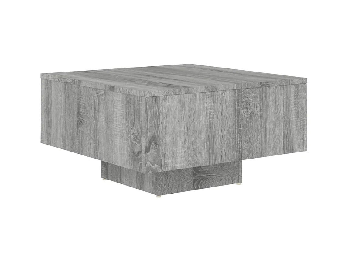Mesa de centro 60x60x31,5 cm derivados de madeira cinza sonoma PT143788