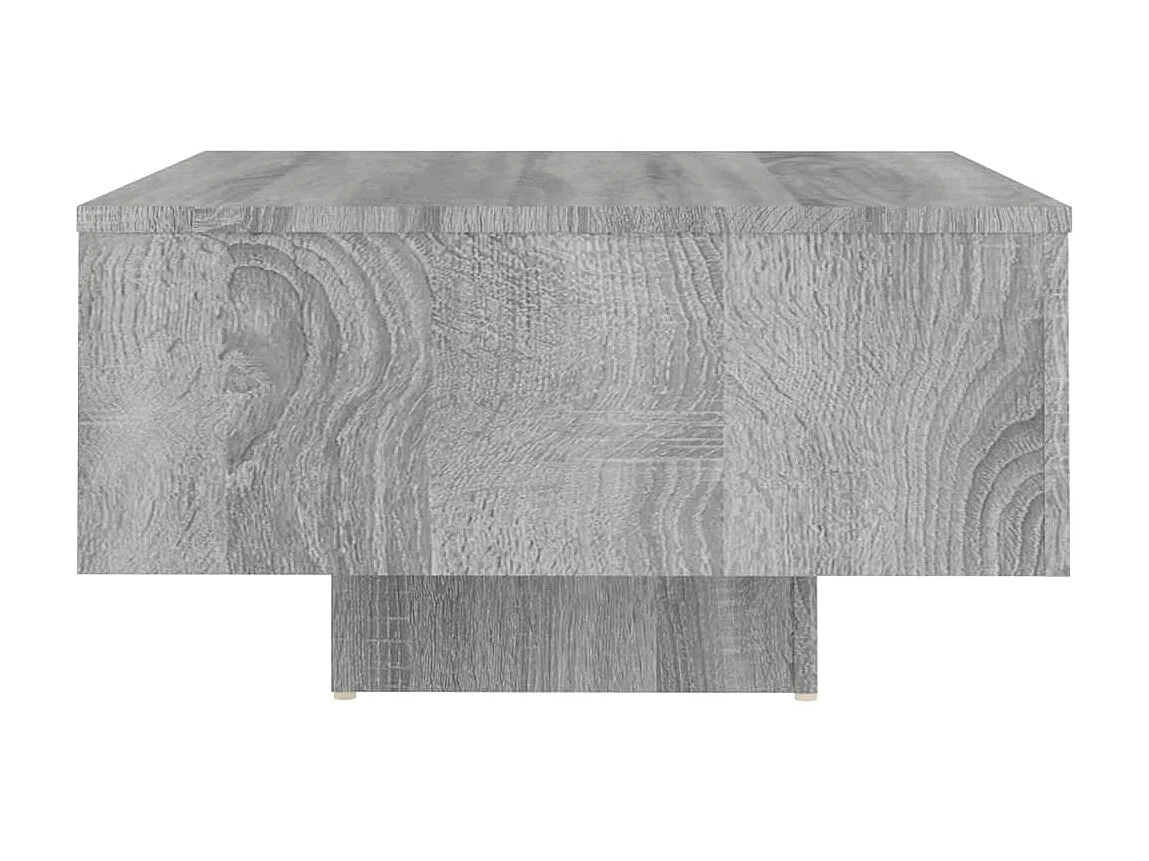Table basse Sonoma gris 60x60x31,5 cm Bois d'ingénierie OFR26223 BonneVie Meuble