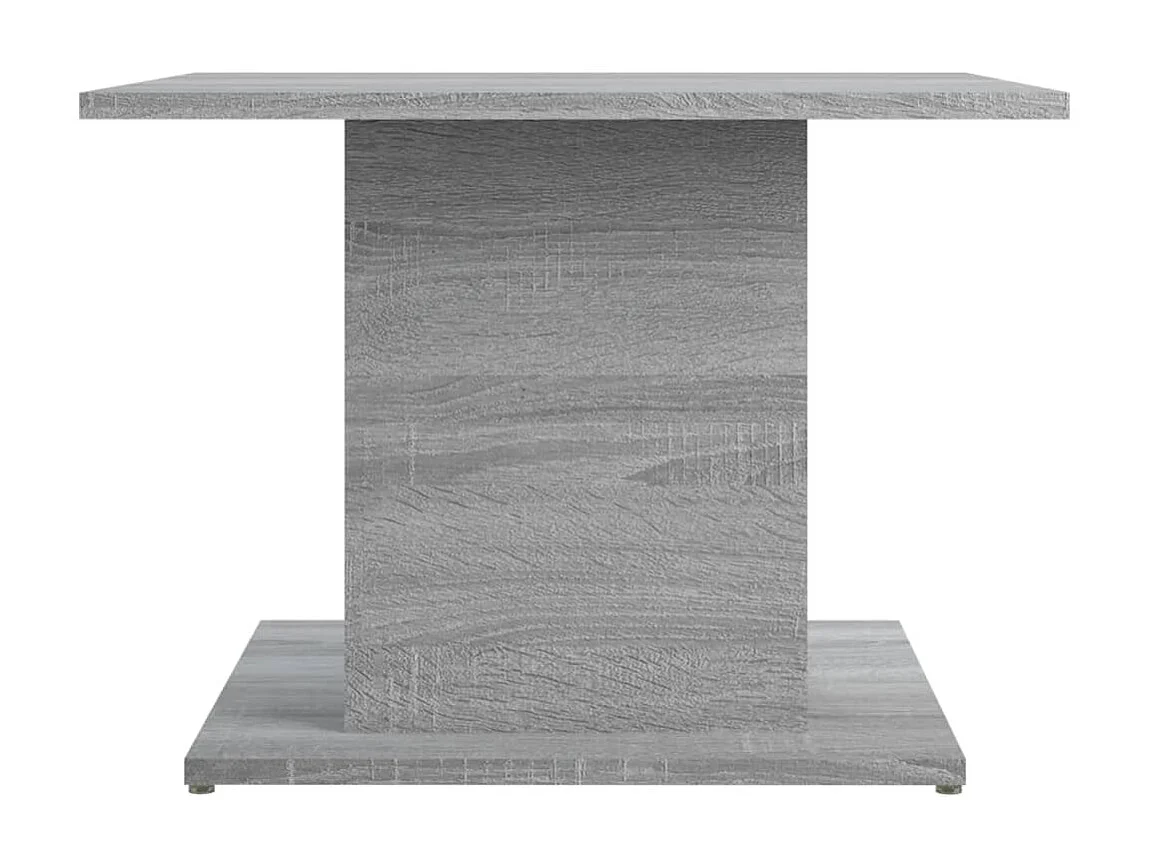 Table basse Gris Sonoma 55,5x55,5x40 cm Aggloméré OFR15934 BonneVie Meuble