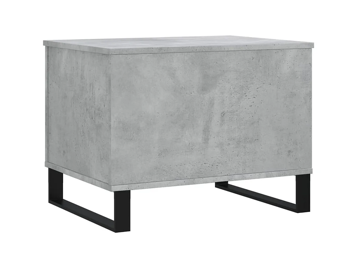 Table basse relevable Gris béton 60x44,5x45 cm Bois d'ingénierie OFR13875 BonneVie Meuble