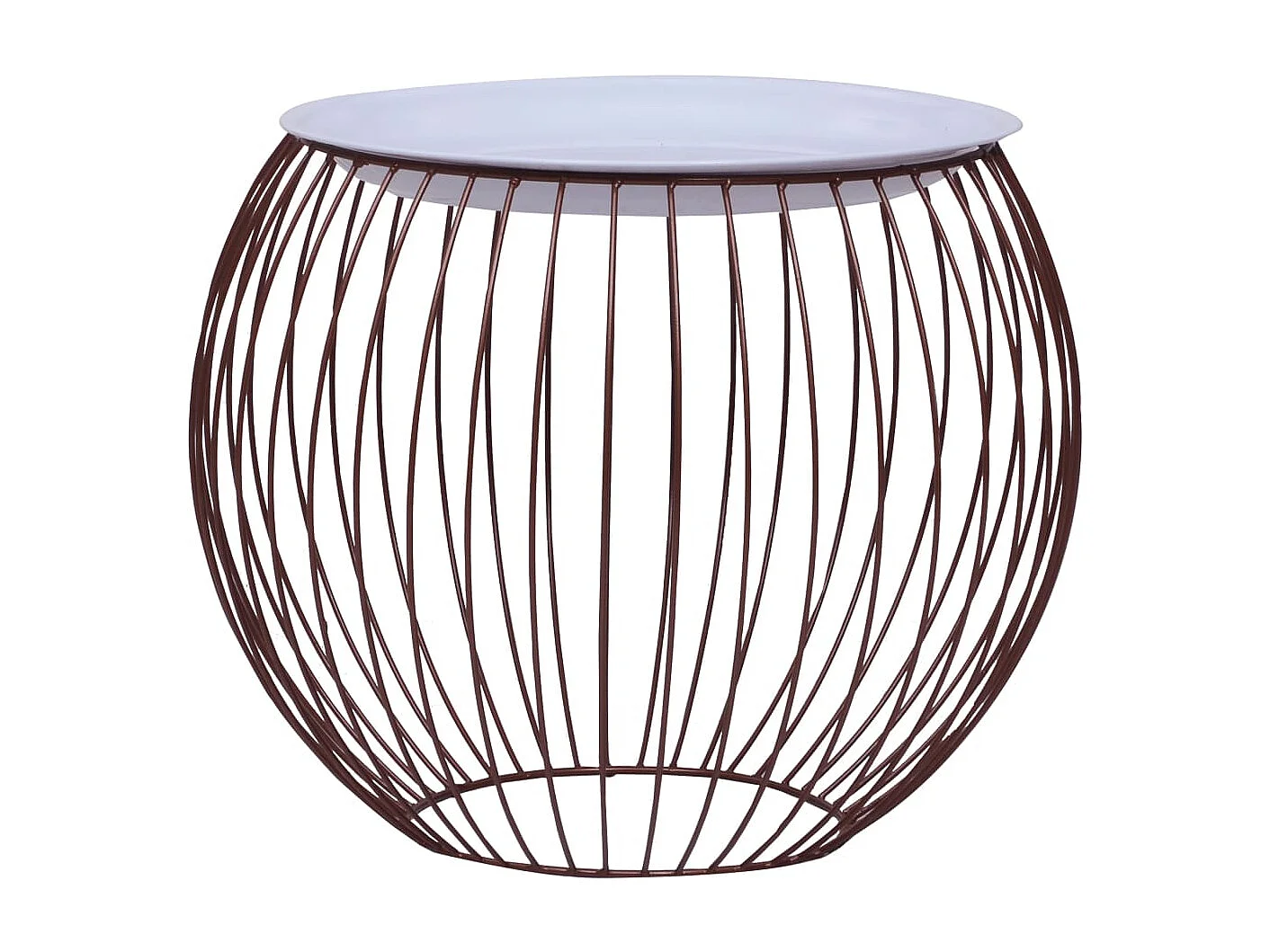 Table basse Doré Ø 51 cm OFR62893 BonneVie Meuble