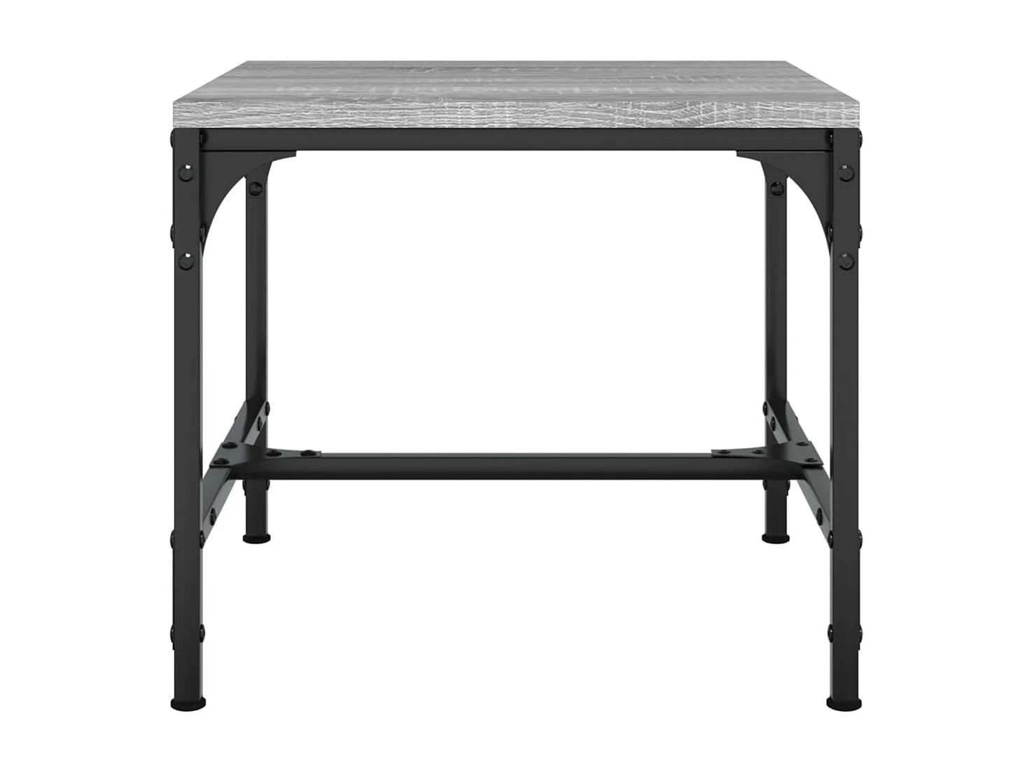 Table basse Sonoma gris 50x50x35 cm Bois d'ingénierie OFR78451 BonneVie Meuble