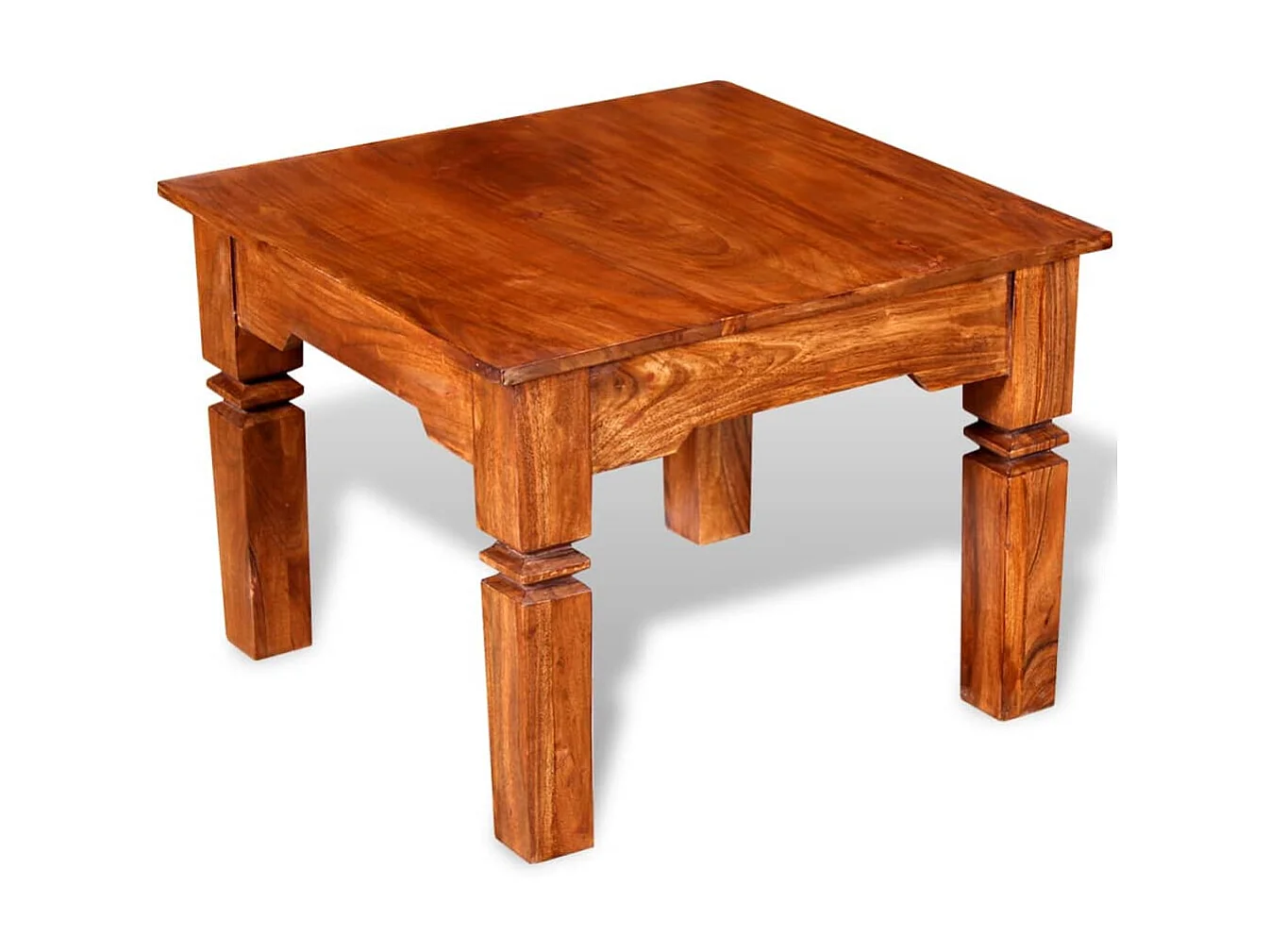 Table basse Bois massif 60x60x45 cm OFR76260 BonneVie Meuble