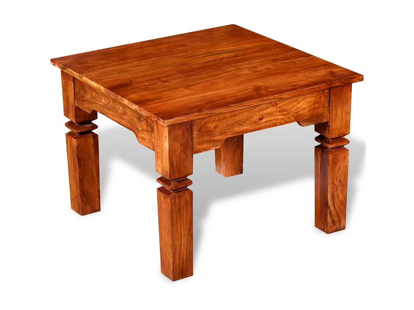 Table basse Bois massif 60x60x45 cm OFR76260 BonneVie Meuble