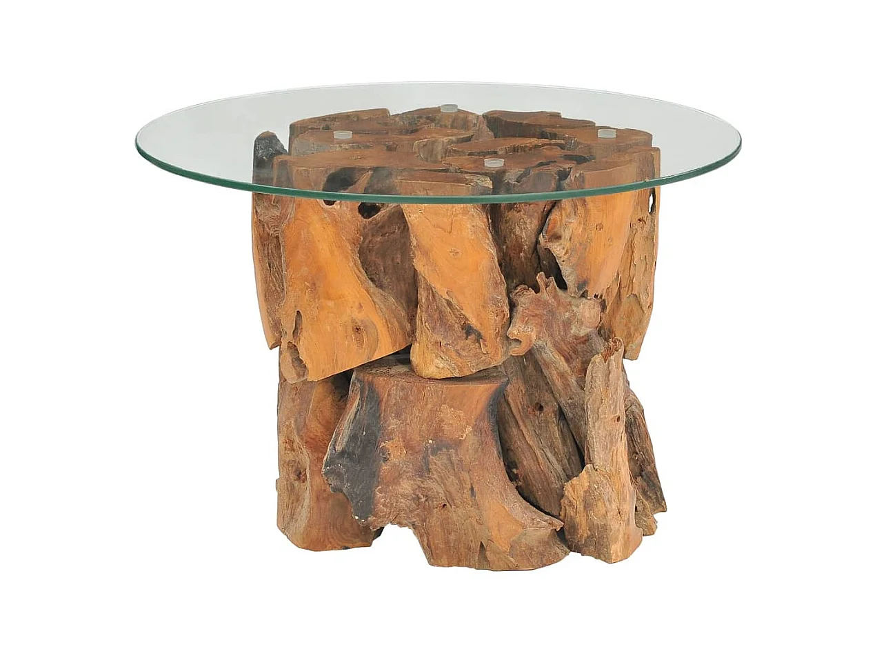 Salontafel 60 cm massief teak drijfhout NL77980