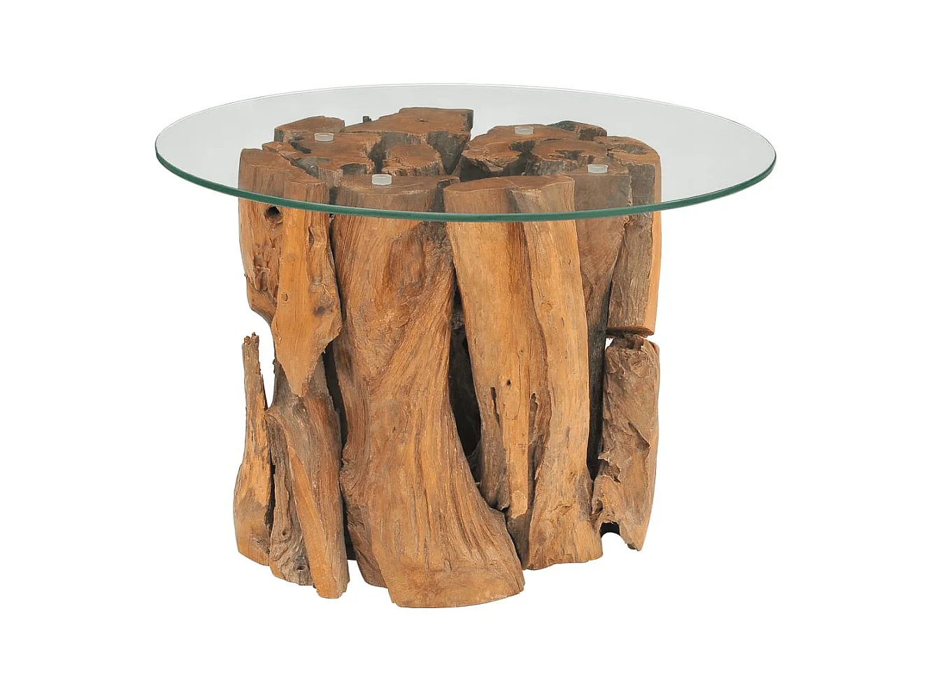 Salontafel 60 cm massief teak drijfhout NL77980