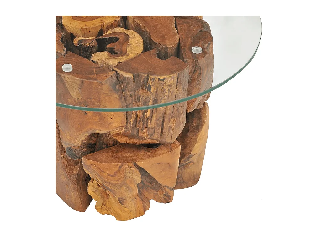 Salontafel 60 cm massief teak drijfhout NL77980