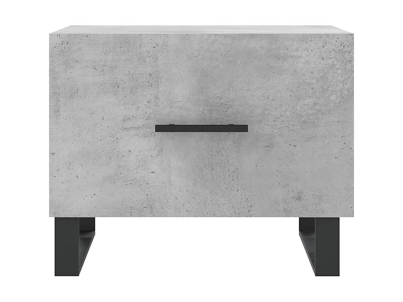 Table basse gris béton 50x50x40 cm bois d'ingénierie OFR72815 BonneVie Meuble