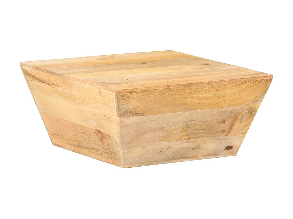 Mesa de centro em forma de V 66x66x30 cm mangueira maciça PT159406