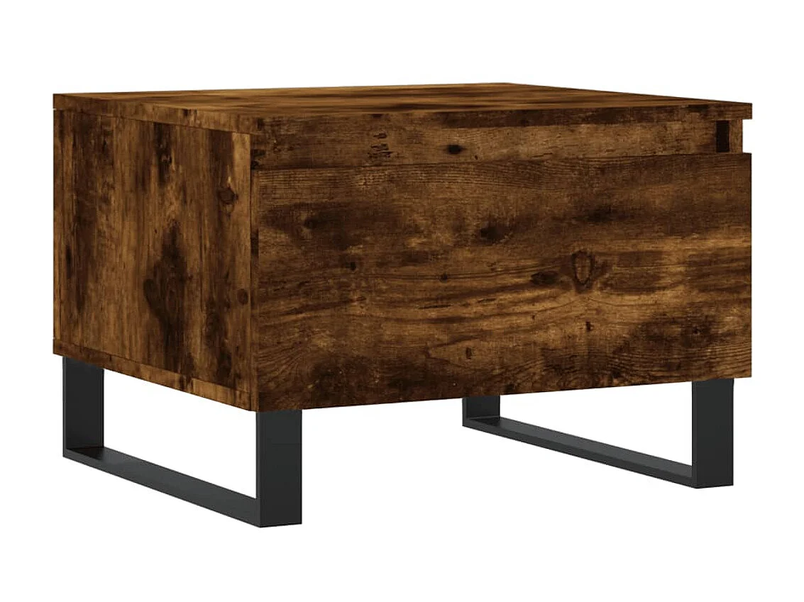 Tables basses 2 pcs chêne fumé 50x46x35 cm bois d'ingénierie OFR49991 BonneVie Meuble